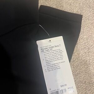 Lululemon Black wunder under nwt High-Rise Tights and lulu leggings 2 pair